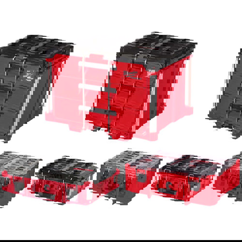 Tool Boxes, Cases & Chests; Type: Tool Box ; Locking Mechanism: Padlock ; Color: Red; Black ; Material: Polymer ; Material Family: Metal; Plastic ; Depth (Inch): 14-1/4